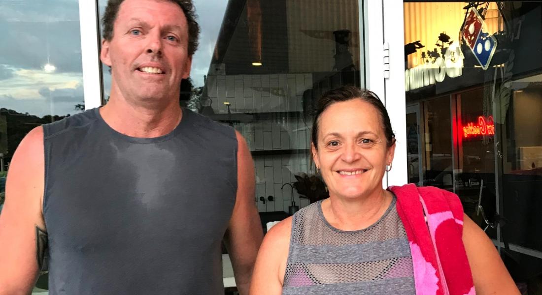 Burleigh Heads gym lovers Wayne and Maria Oksanen